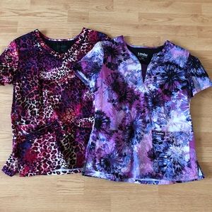 Women’s Scrub Tops Med